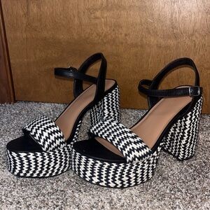 INDIA platform sandal heels